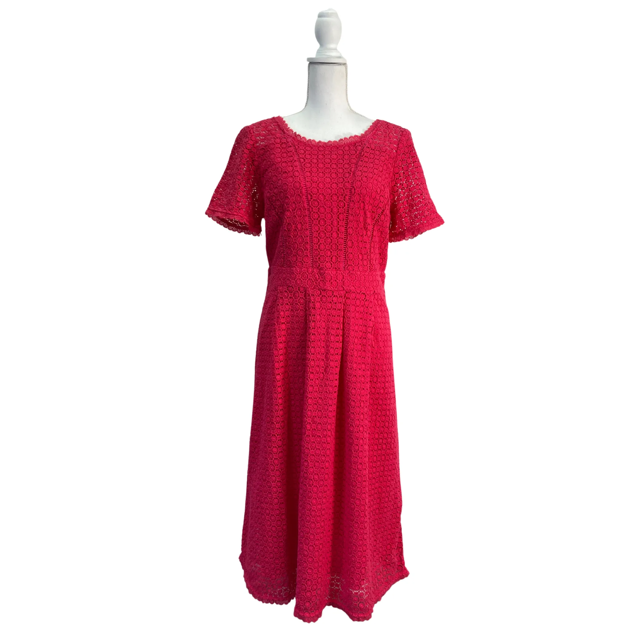 Boden Pink Lace Dress