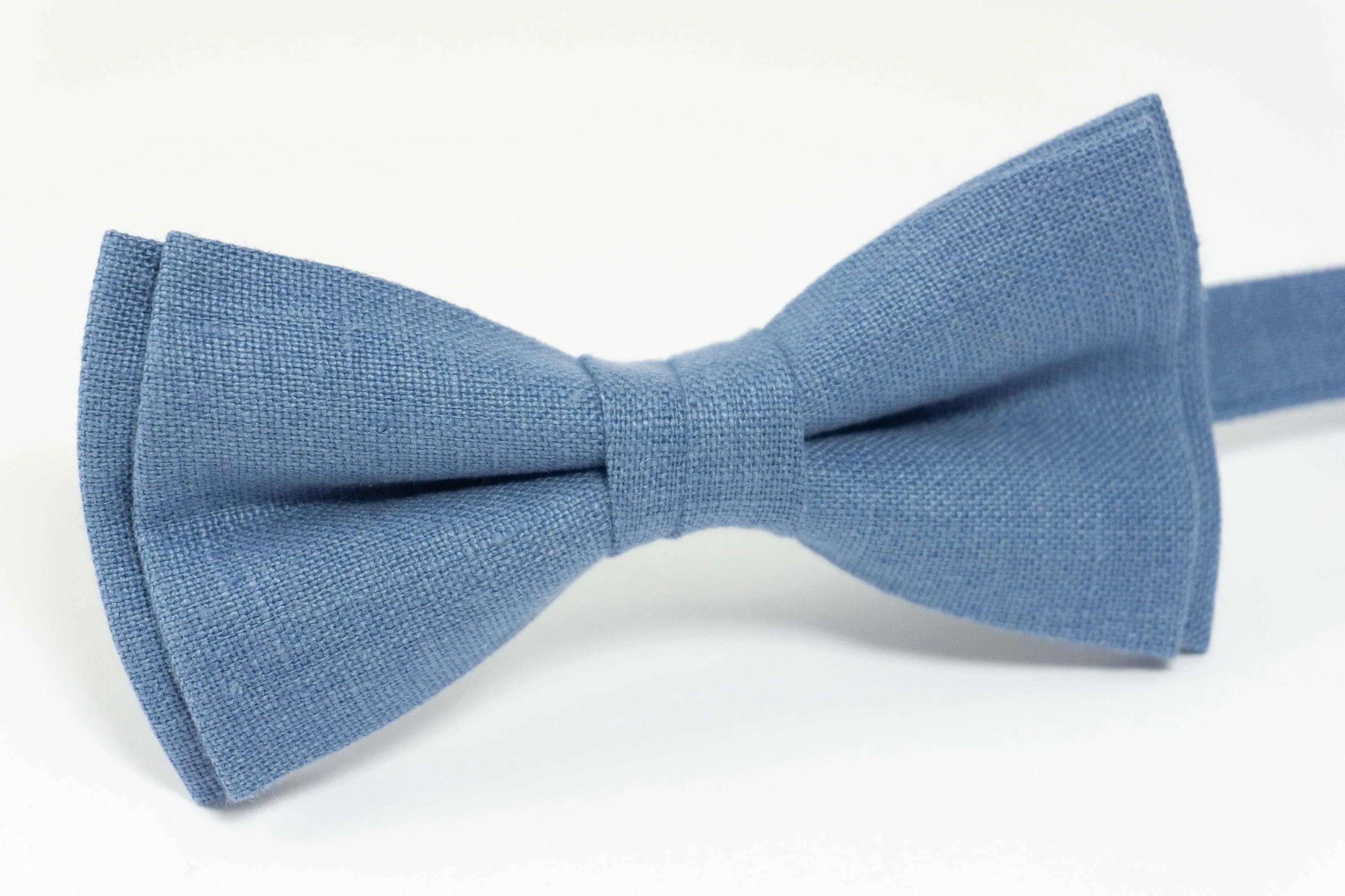 Bow tie STEEL BLUE color for  mens and boys | Blue wedding bow tie