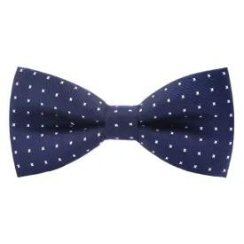 Classy Men Blue Dotted Bow Tie