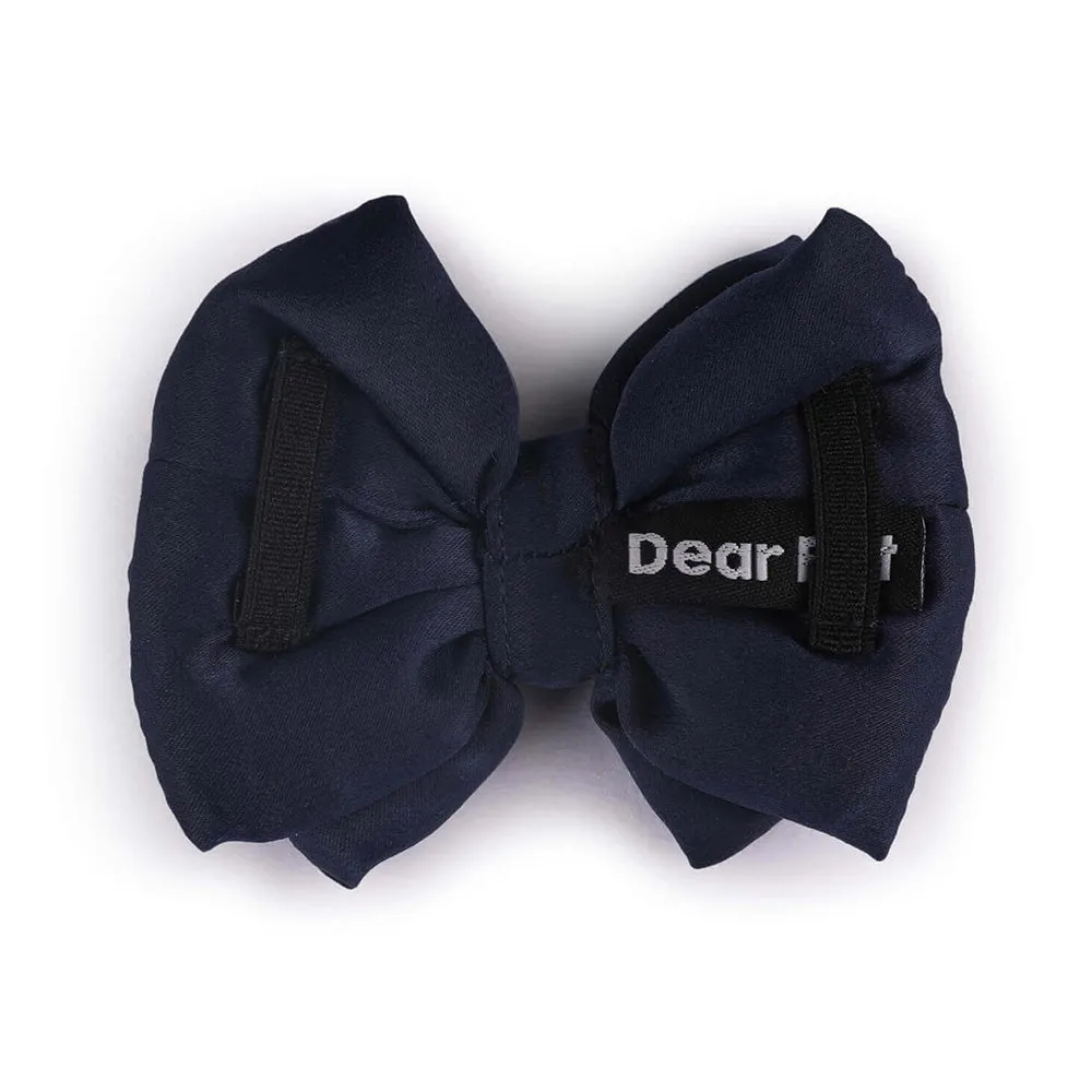 Dear Pet Navy Blue Dog Bow (Detachable)