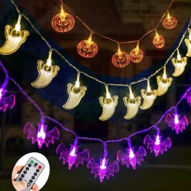 Halloween Remote Control LED Light String Pack