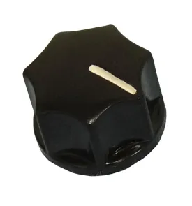 Knob for 1/4" Shaft, 0.75" x 0.50" Fluted