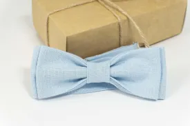 Light blue wedding bow tie | Light blue baby bow tie