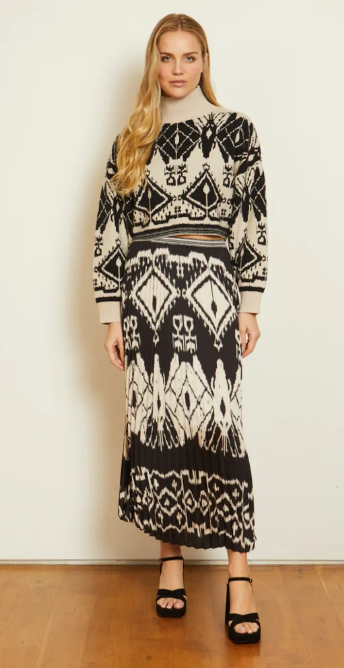 LUCILLE IKAT TAPESTRY SKIRT