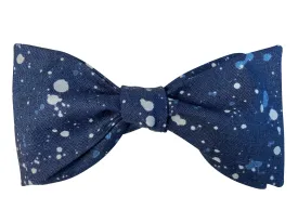 Navy Blue Galaxy Bow Tie