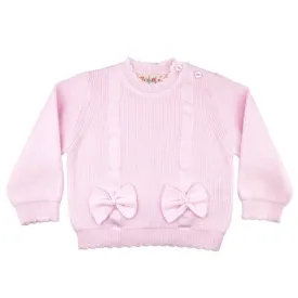 Pink Bow Sweater