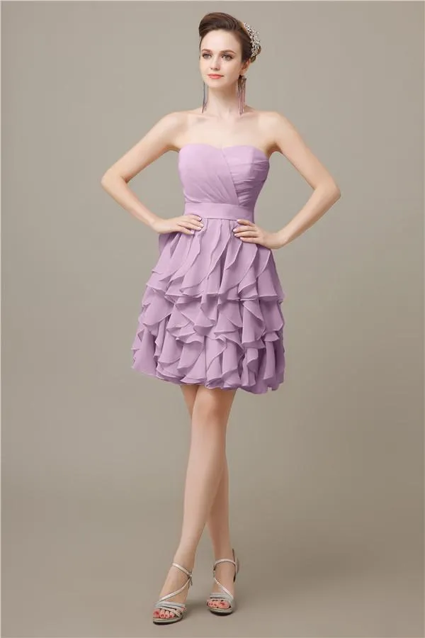 Polpular Sweetheart  A-line Knee-Length Bridesmaid Dresses