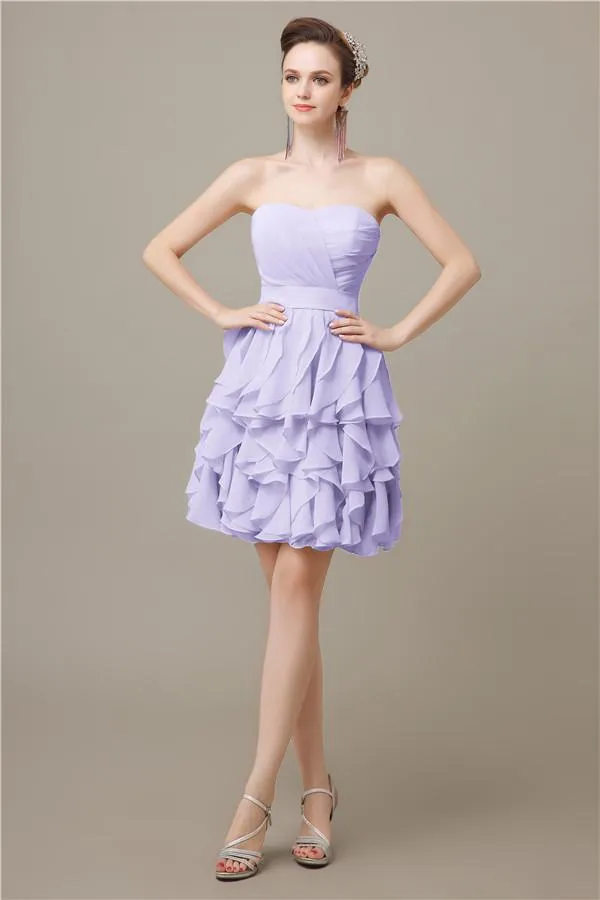 Polpular Sweetheart  A-line Knee-Length Bridesmaid Dresses