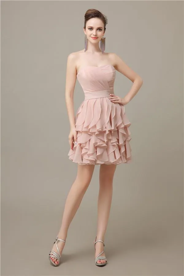 Polpular Sweetheart  A-line Knee-Length Bridesmaid Dresses