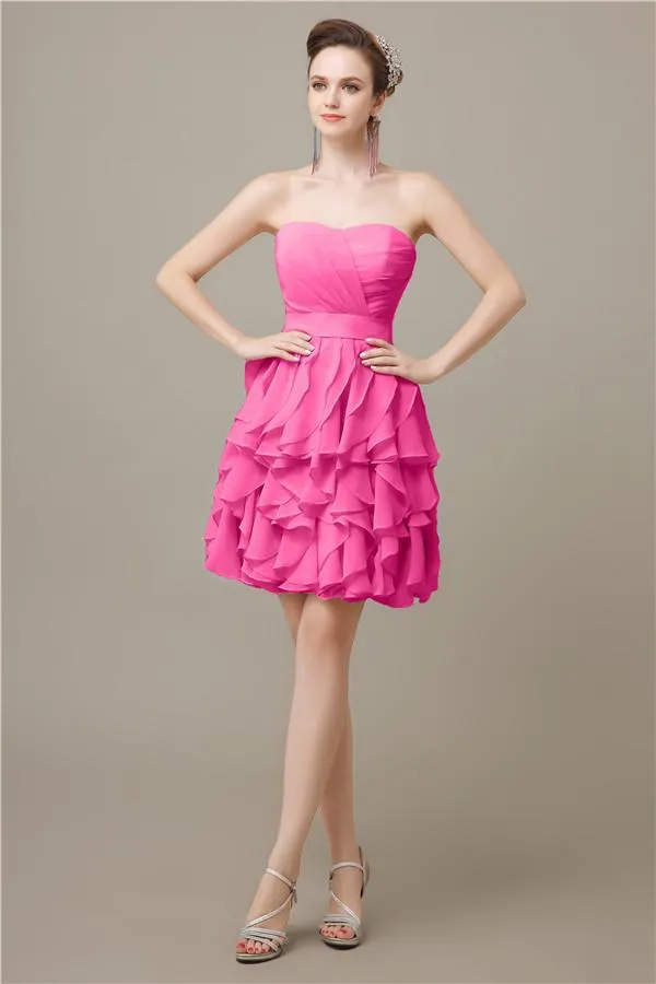 Polpular Sweetheart  A-line Knee-Length Bridesmaid Dresses