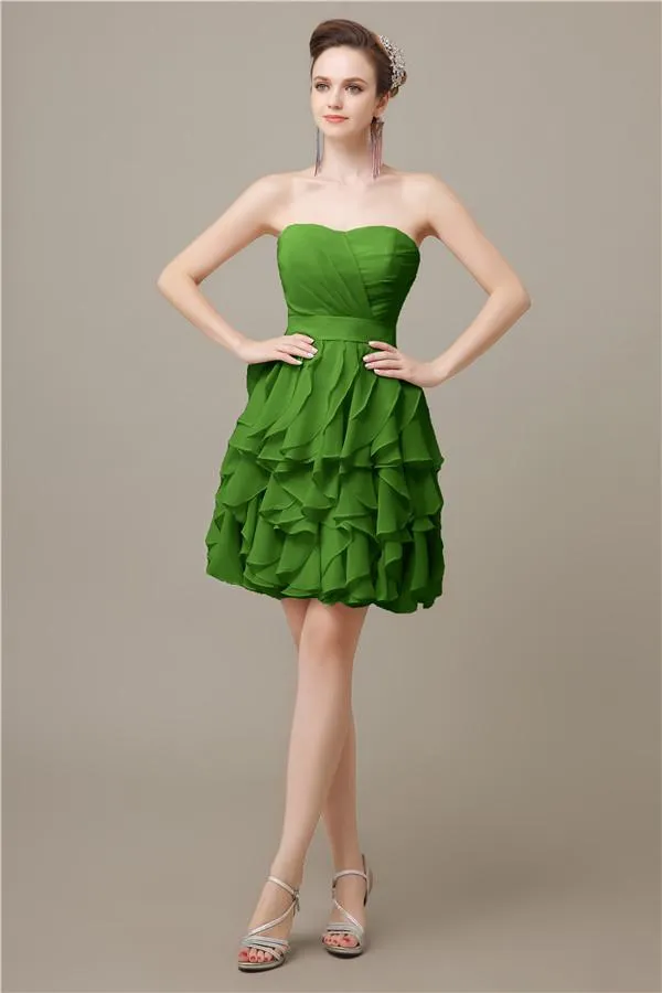 Polpular Sweetheart  A-line Knee-Length Bridesmaid Dresses