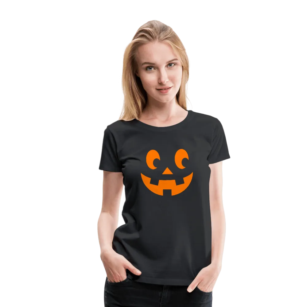 Pumpkin Face Halloween Women’s T-Shirt