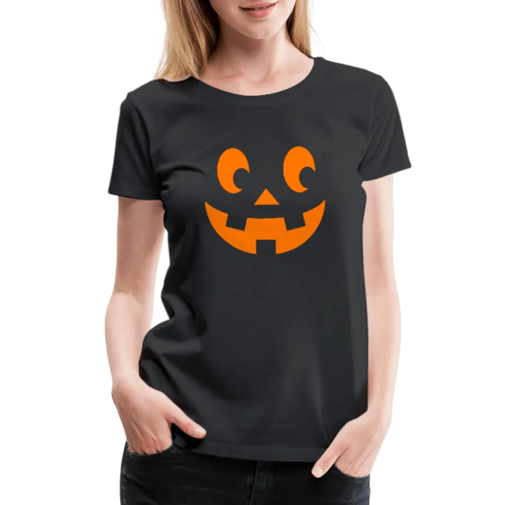 Pumpkin Face Halloween Women’s T-Shirt