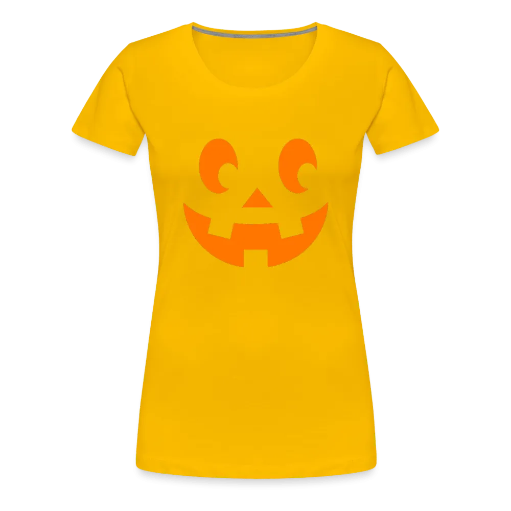 Pumpkin Face Halloween Women’s T-Shirt