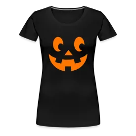 Pumpkin Face Halloween Women’s T-Shirt