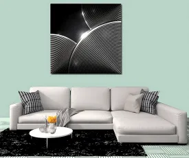 Spring Coils Abstract Canvas Art