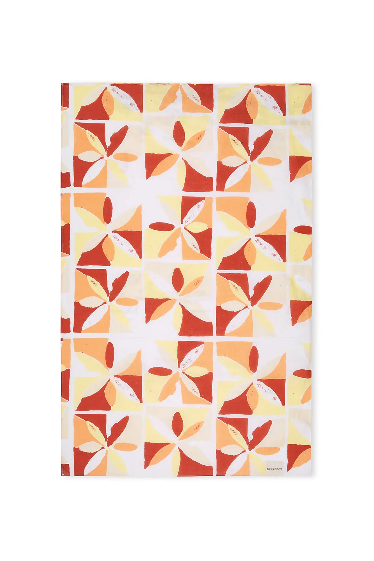 Sunset Tile Linen Pareo