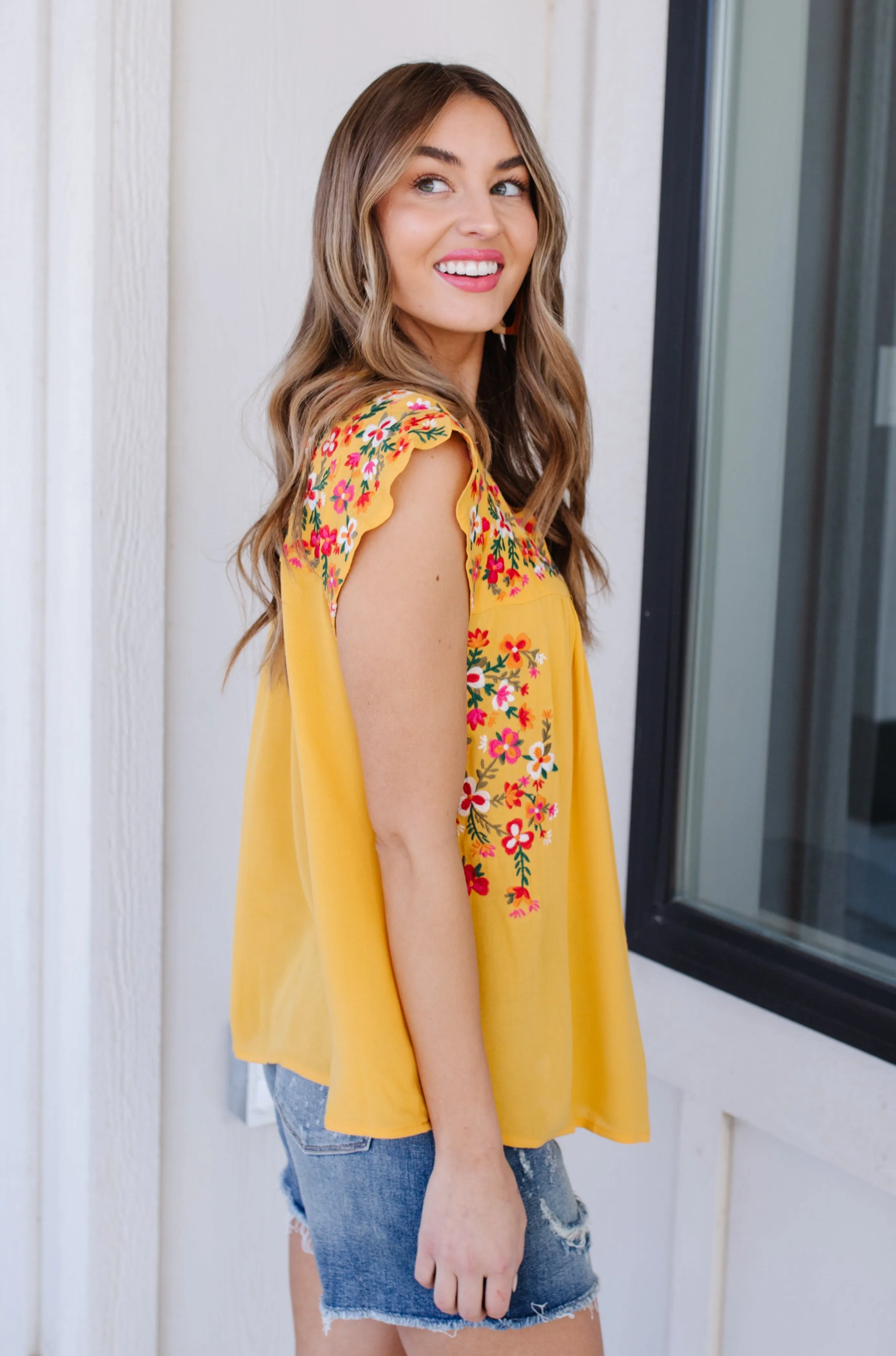 Yellow Blossoms Shirt